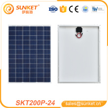 panel solar polivinílico 200w generador de energía libre india precio tuv ce